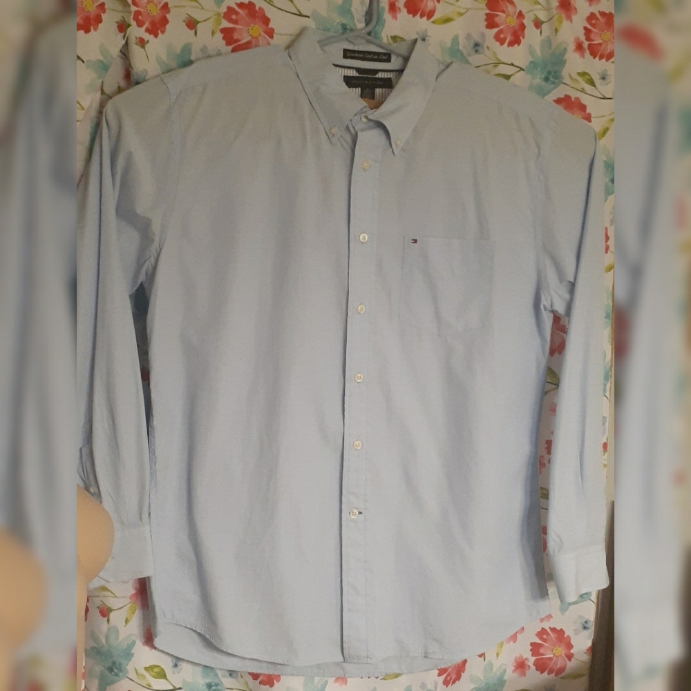 Tommy Hilfiger graduate end on end button down